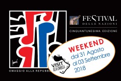 WEEKEND dal 31 Agosto al 03 Settembre 2018